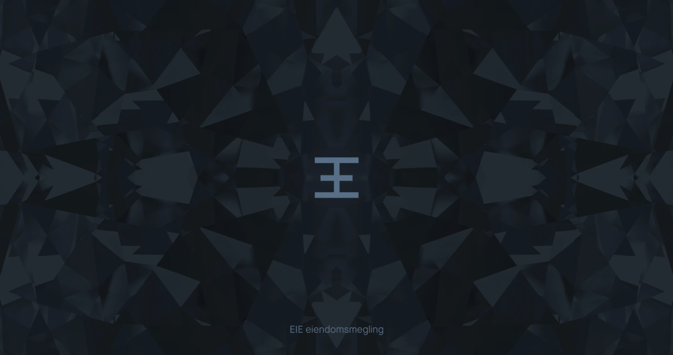 Eie Eiendomsmegling mørk blå