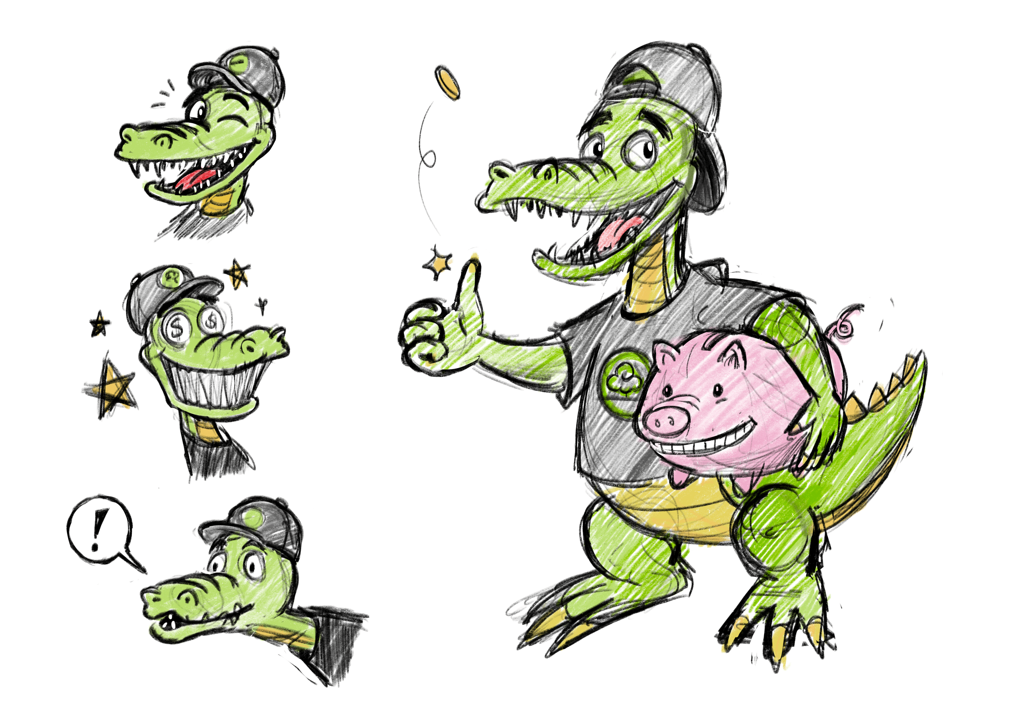 Konrad-skisse av Trond J. Stavås