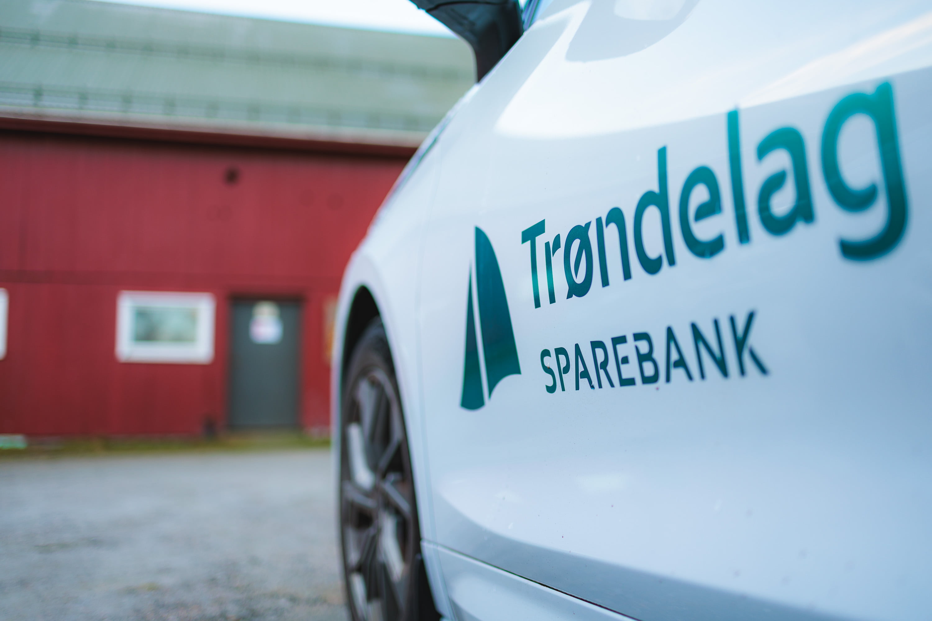 Bil paa kundebesok - Landbruk BM Kampanje