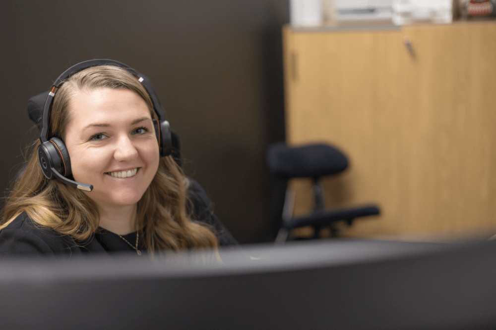 Anna i kundemottaket