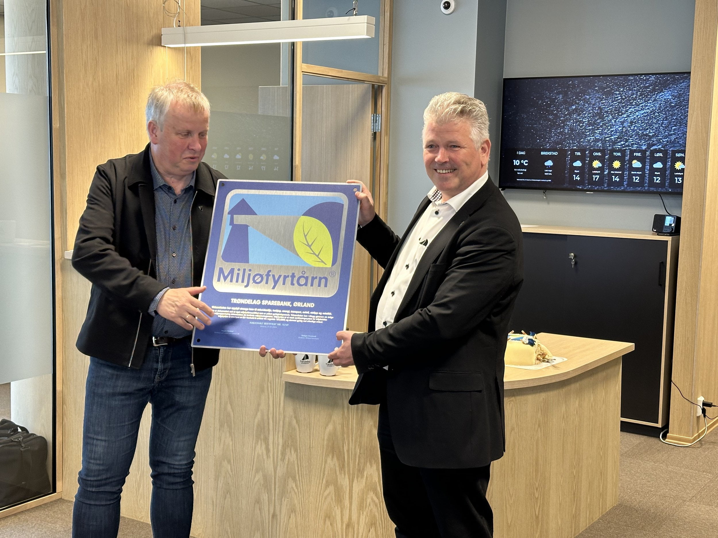 Miljøfyrtårn på Brekstad