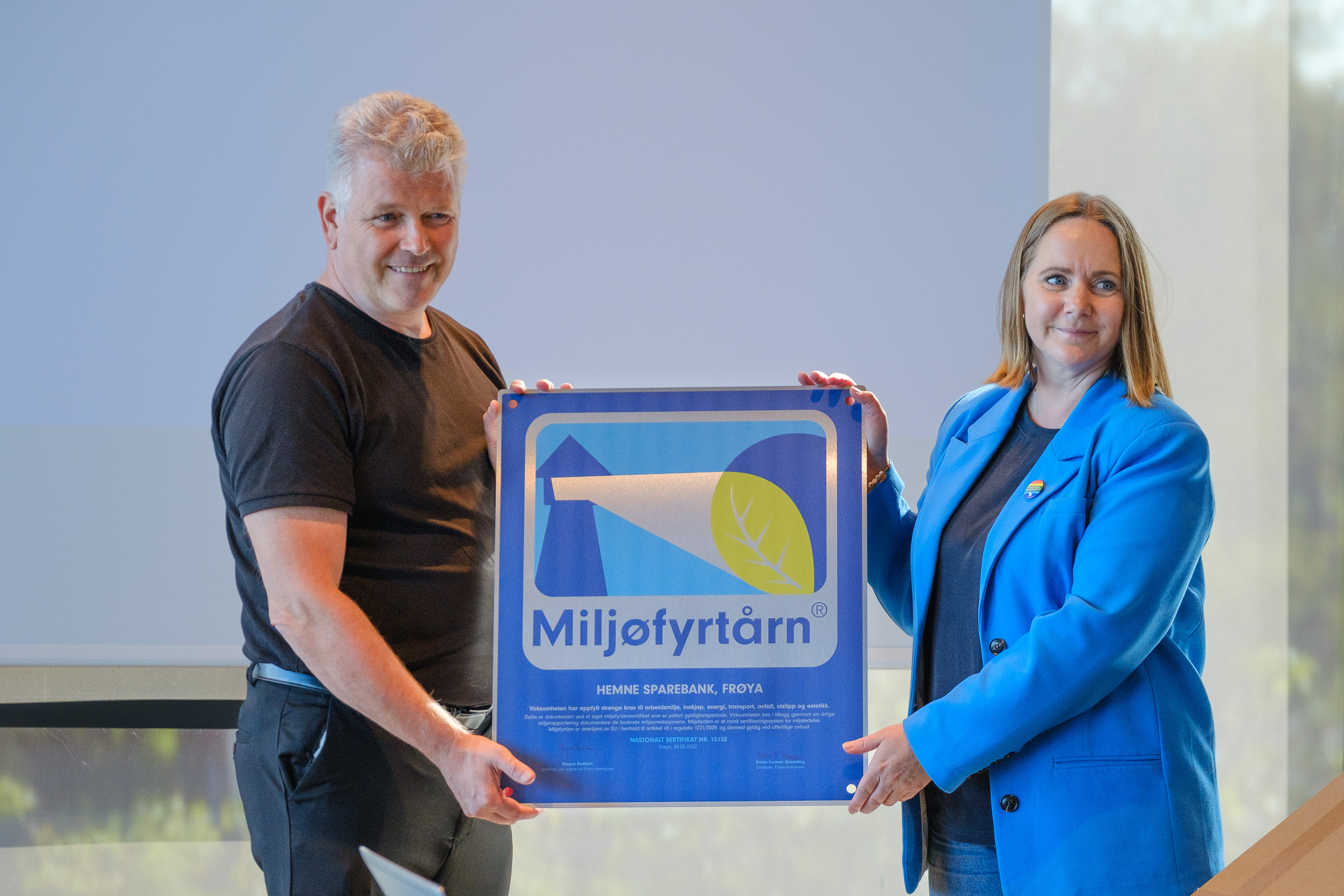 Miljøfyrtårn på Frøya