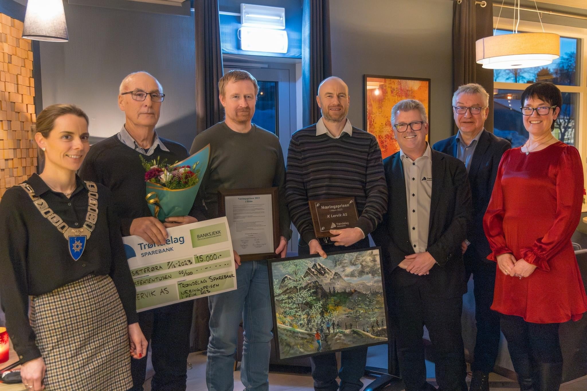 Vinnere av Naeringsprisen i Heim 2023